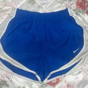 blue nike shorts